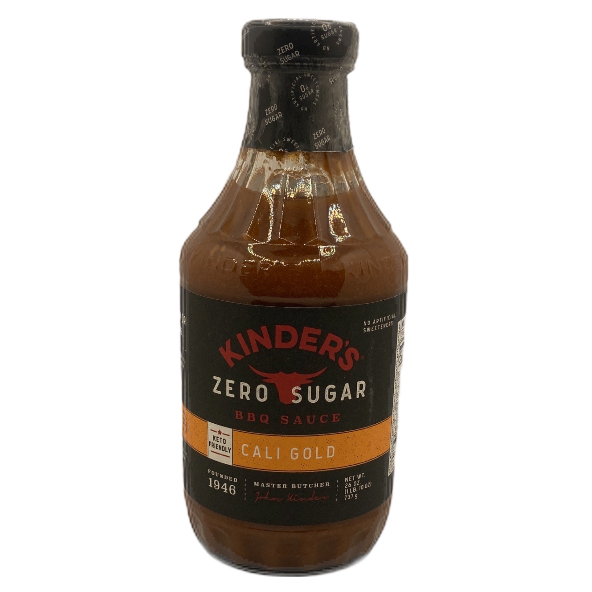 Kinder's Cali Gold Zero Sugar BBQ Sauce(26oz) The Angry Pepper